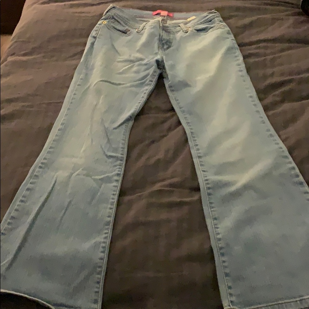 GLO boot cut jeans, size junior 5.